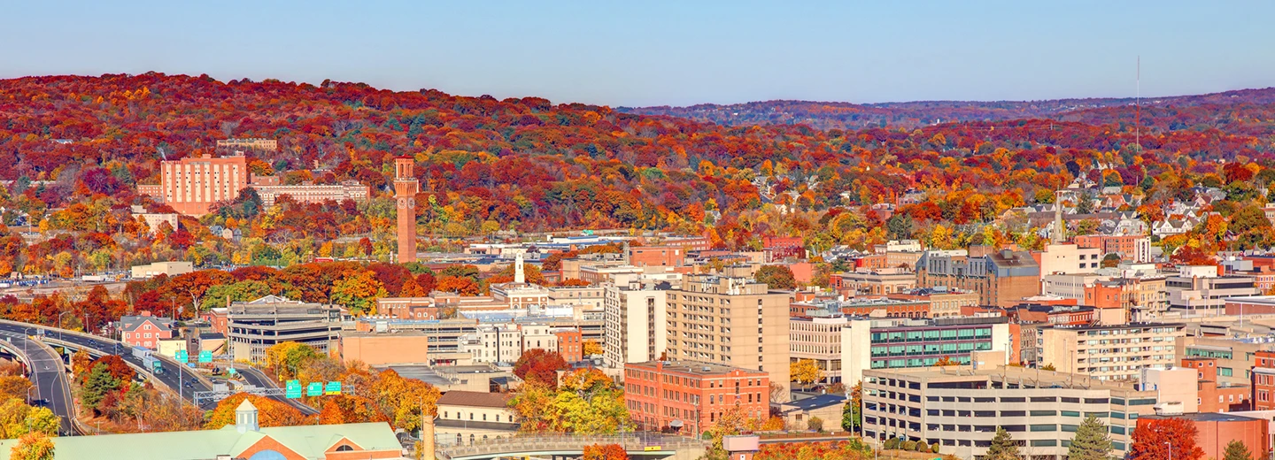 Waterbury, CT skyline