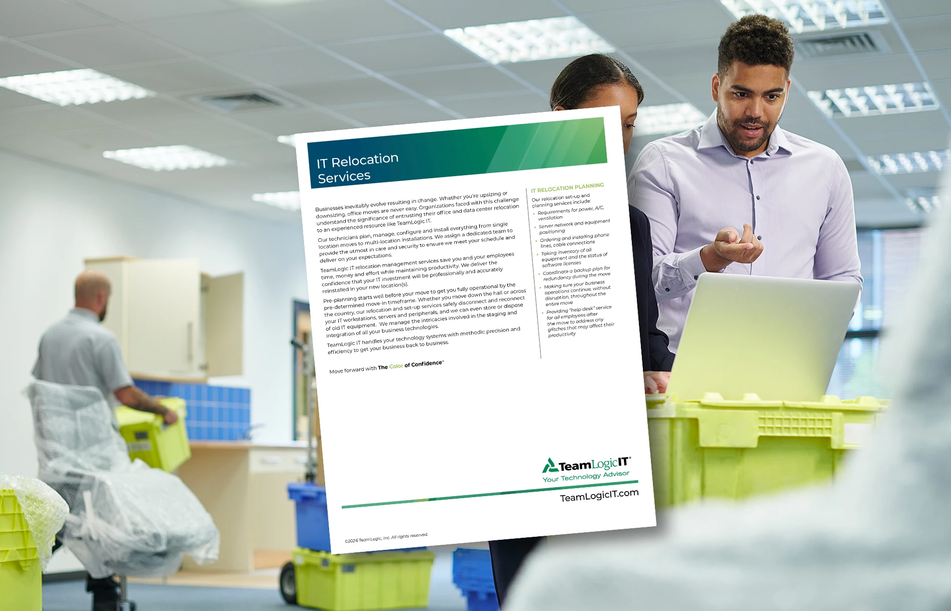 Infosheet - IT Relocation Services Item