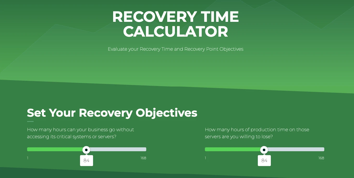 Downtime Calculator